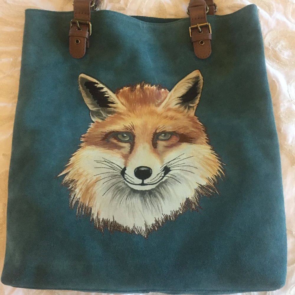 Anthropologie Miss Albright Fox tote